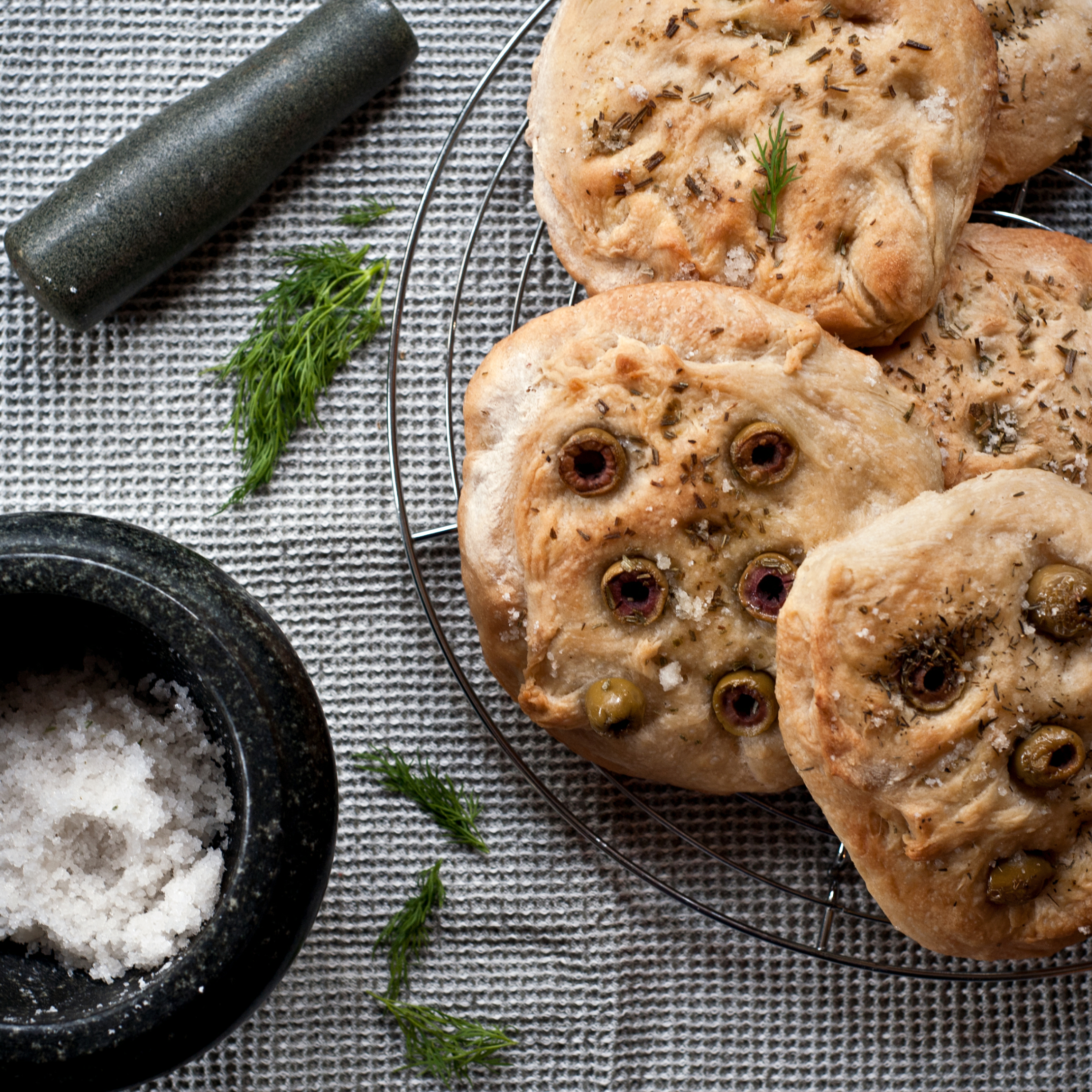 Mini focaccia recipe