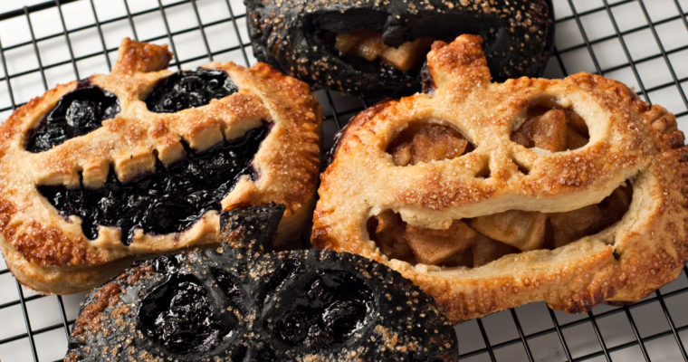 Jack-o-latern hand pies recipe