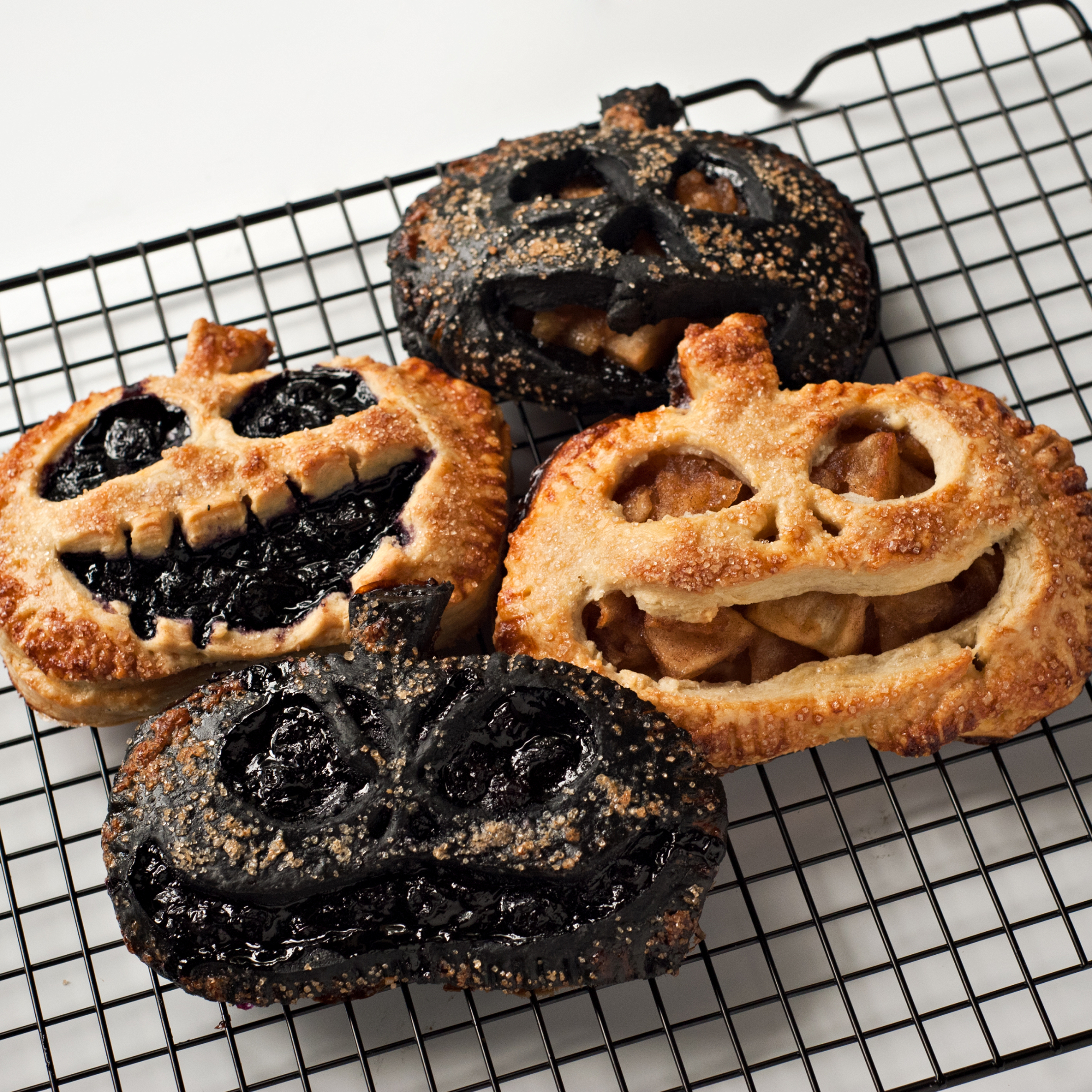 Jack-o-latern hand pies recipe